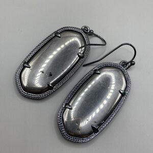 Kendra Scott Mirror Rock Crystal Elle Earrings